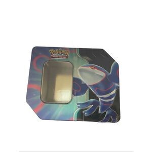 Pokemon Silver Multicolor TCG Kyogre Azure Legends Tin Empty